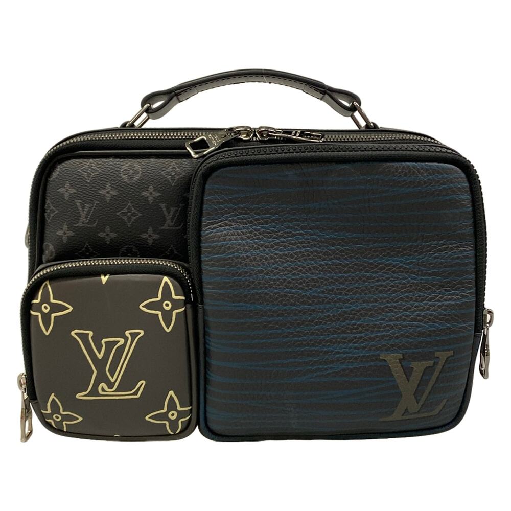 Louis Vuitton Messenger Multi-Pocket Mens Patchwork Handbag M45457 Monogram